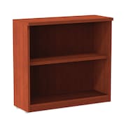 Alera Valencia Bookcase, 2 Shelf, 29.5", Cherry ALEVA633032MC